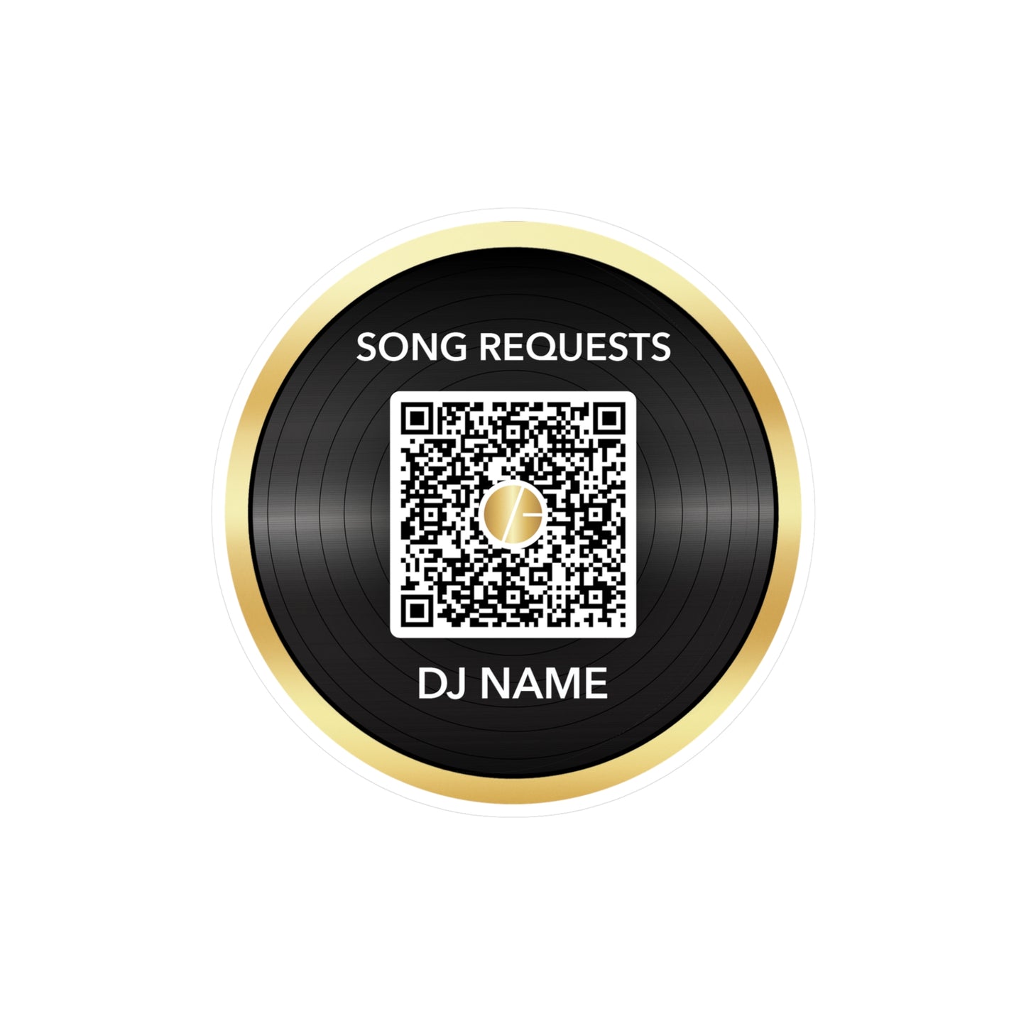 My QR Code - Circle Stickers